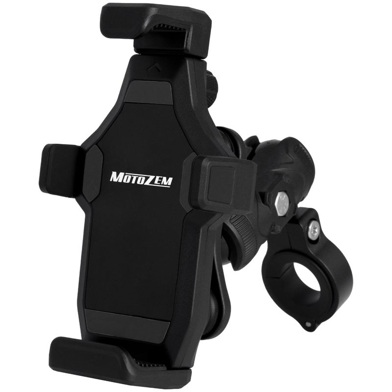 Uchwyt motocyklowy antywibracyjny z blokadą MotoZem M25-1 czarny