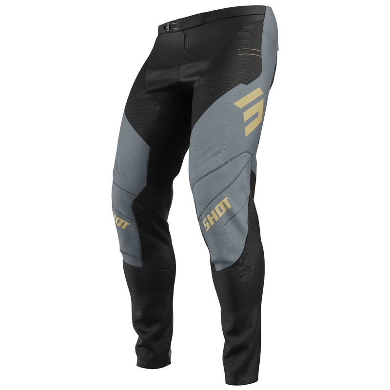 Spodnie motocrossowe Shot Contact Shield Gold
