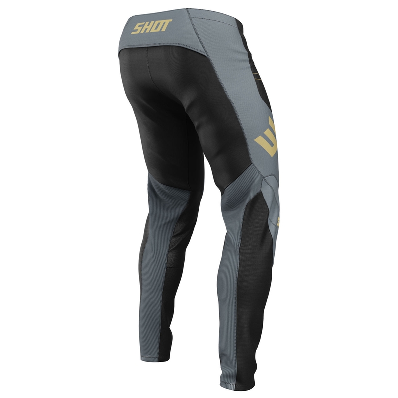 Spodnie motocrossowe Shot Contact Shield Gold