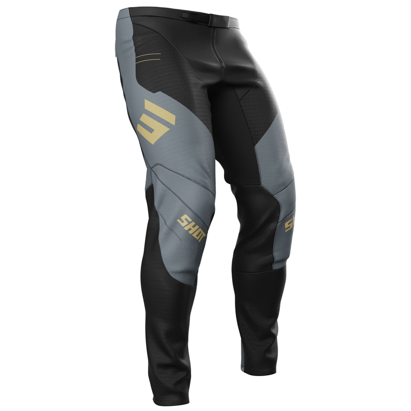 Spodnie motocrossowe Shot Contact Shield Gold