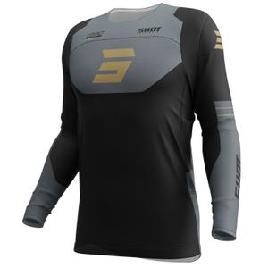 Koszulka motocrossowa Shot Contact Shield złota