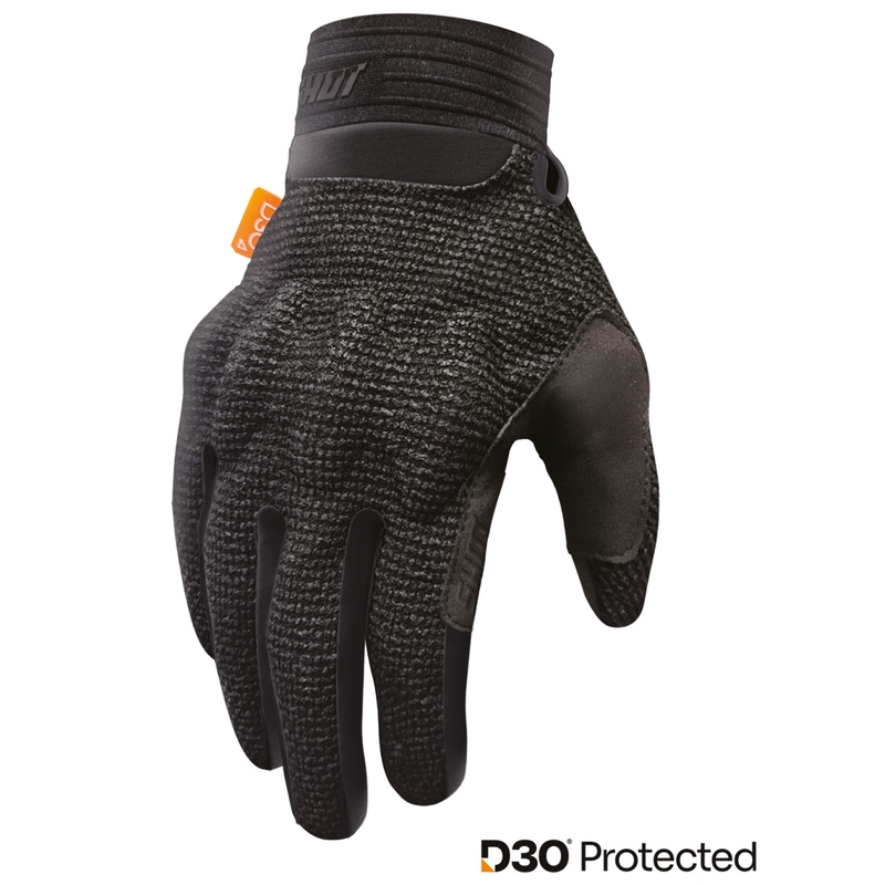 Rękawiczki motocrossowe Shot Guard D3O® w kolorze czarnym