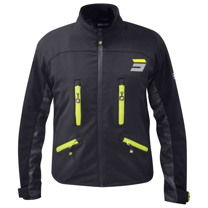 Kurtka motocyklowa Shot Climatic w kolorze czarno-fluo żółtym