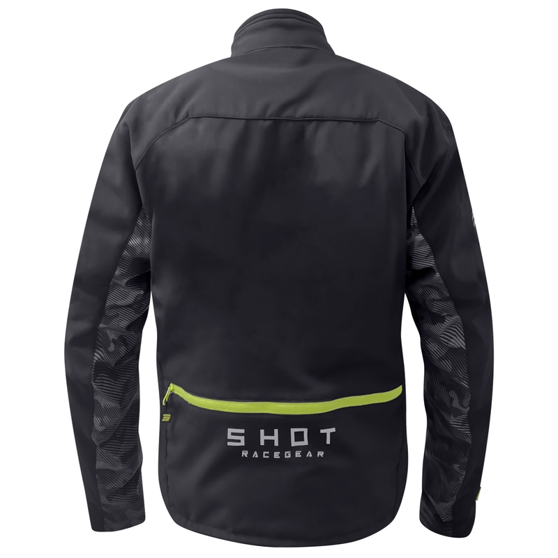 Kurtka motocyklowa Shot Climatic w kolorze czarno-fluo żółtym