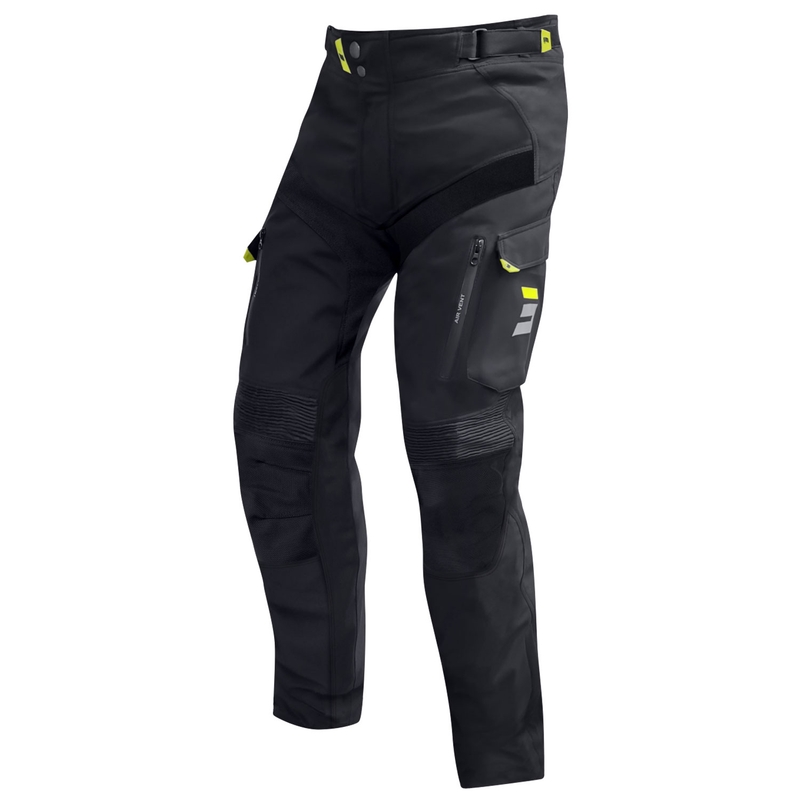Spodnie motocyklowe Shot Climatic w kolorze czarno-fluo żółtym