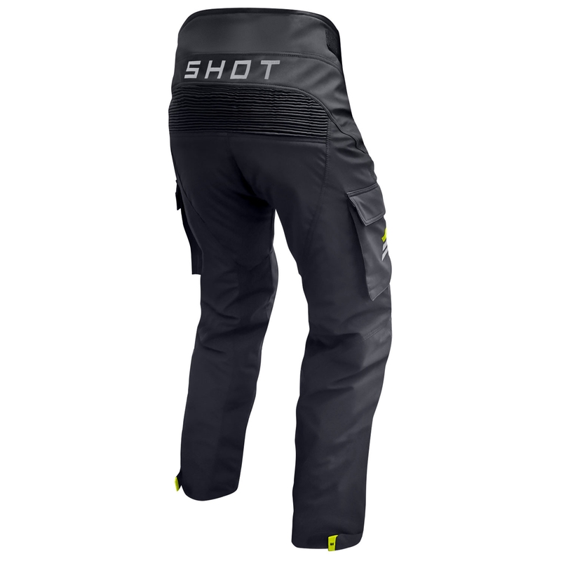 Spodnie motocyklowe Shot Climatic w kolorze czarno-fluo żółtym