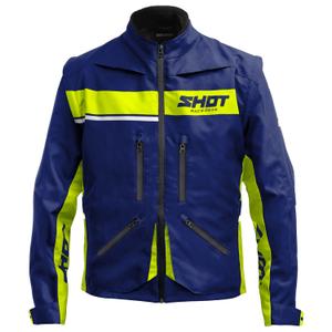 Kurtka motocyklowa Shot Contact Assault 2.0 w kolorze niebiesko-fluo żółtym