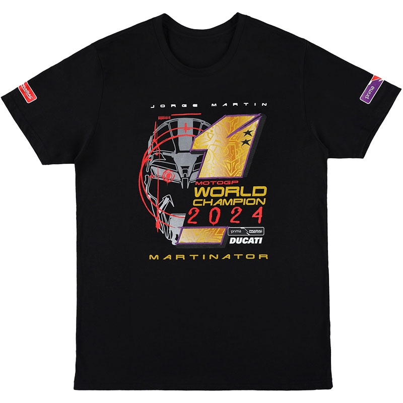 Koszulka Ducatti Jorge Martin World Champ czarna