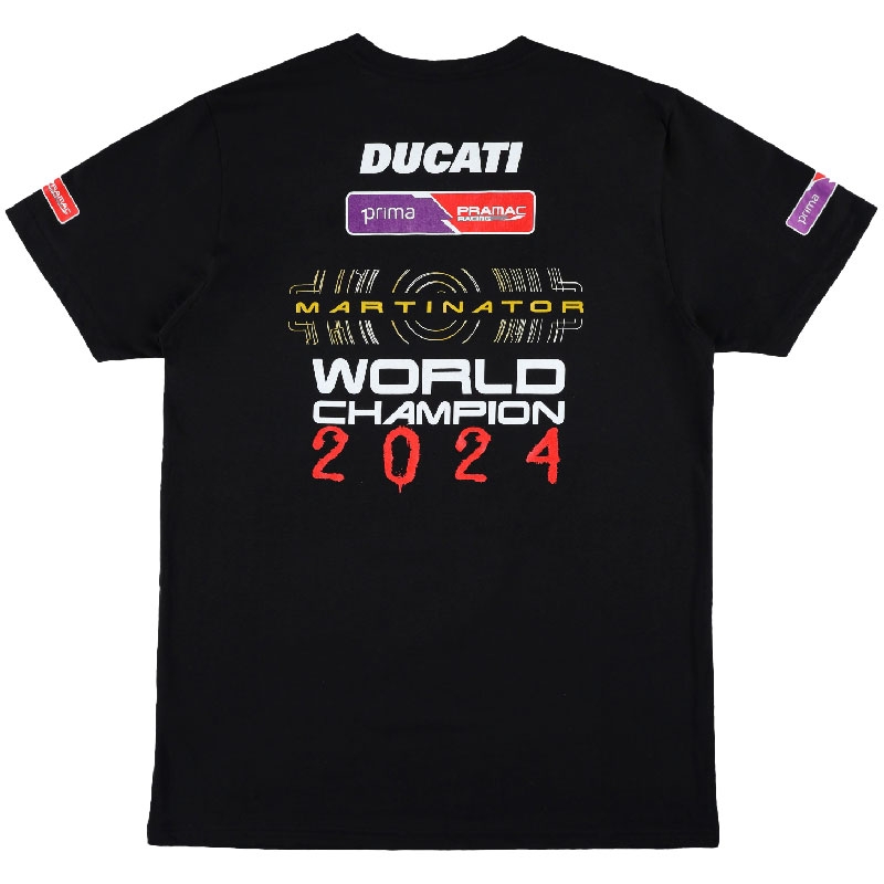 Koszulka Ducatti Jorge Martin World Champ czarna