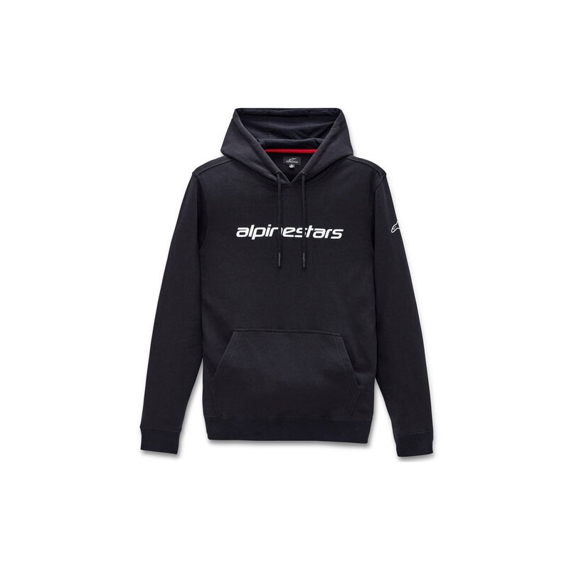 Czarno-biała bluza z kapturem Alpinestars Linear