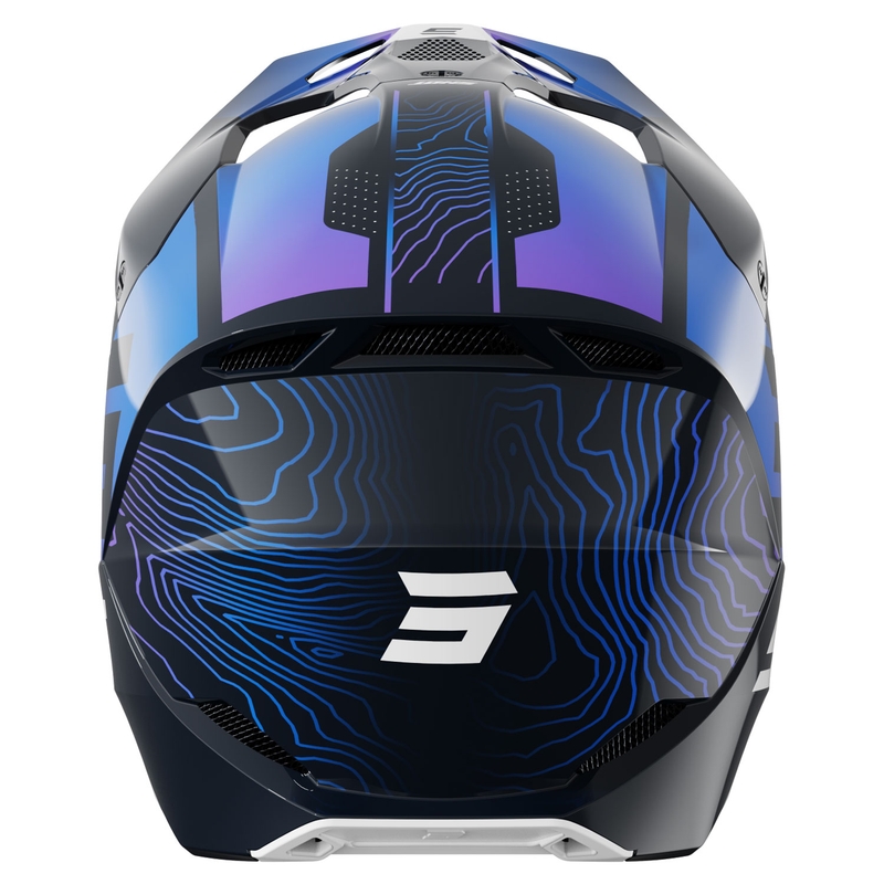 Dziecięcy kask motocrossowy Shot Furious Apex niebieski