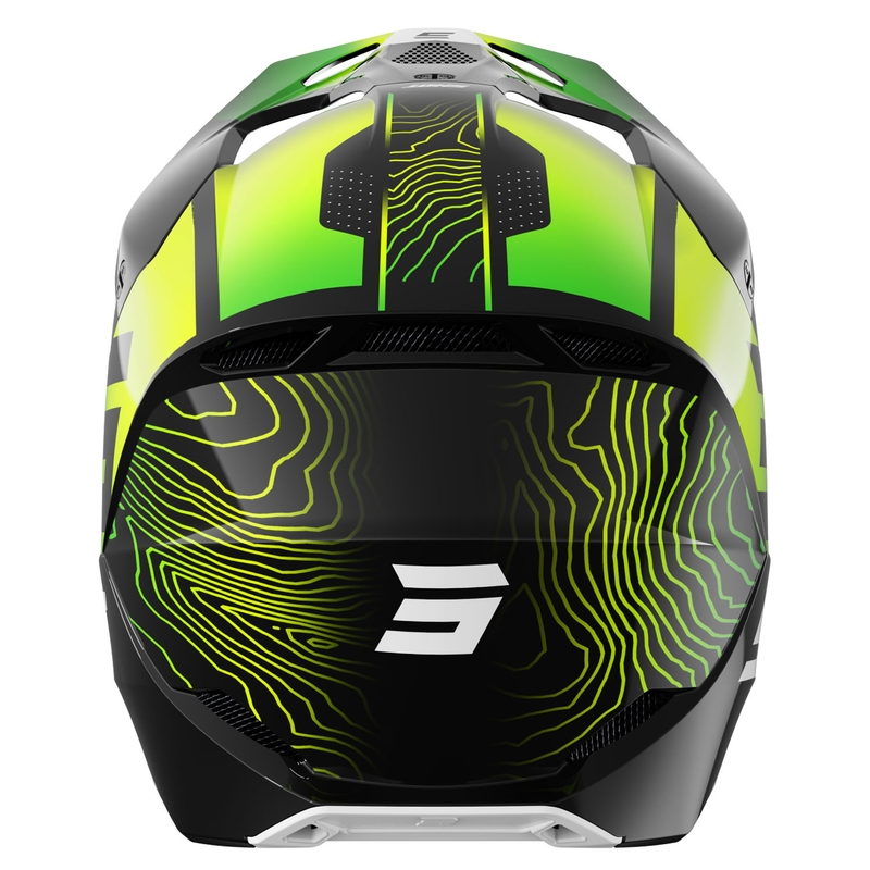 Dziecięcy kask motocrossowy Shot Furious Apex fluo żółty