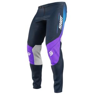 Dziecięce spodnie motocrossowe Shot Contact Apex w kolorze niebieskim
