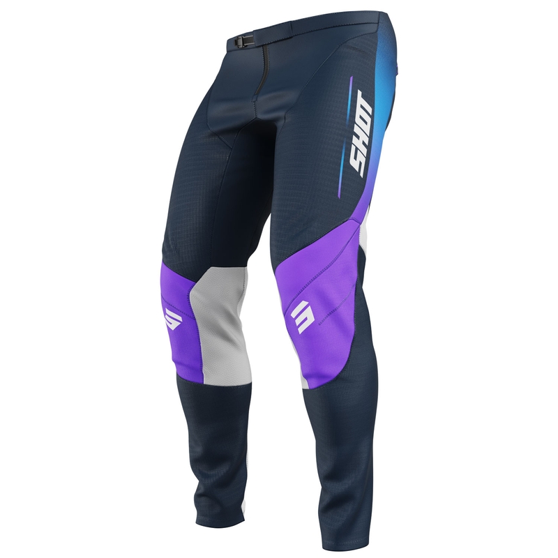 Dziecięce spodnie motocrossowe Shot Contact Apex w kolorze niebieskim