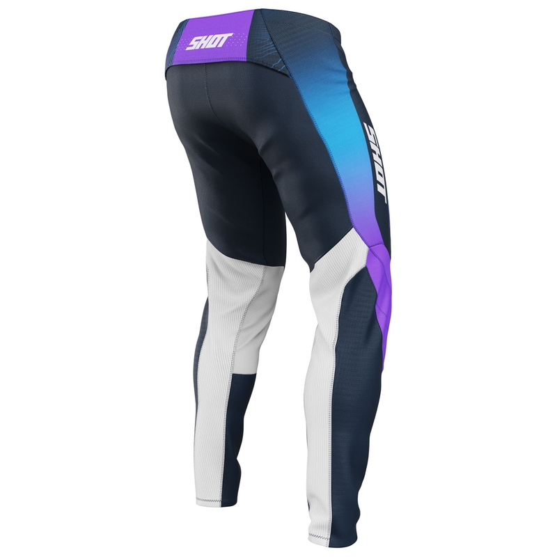 Dziecięce spodnie motocrossowe Shot Contact Apex w kolorze niebieskim