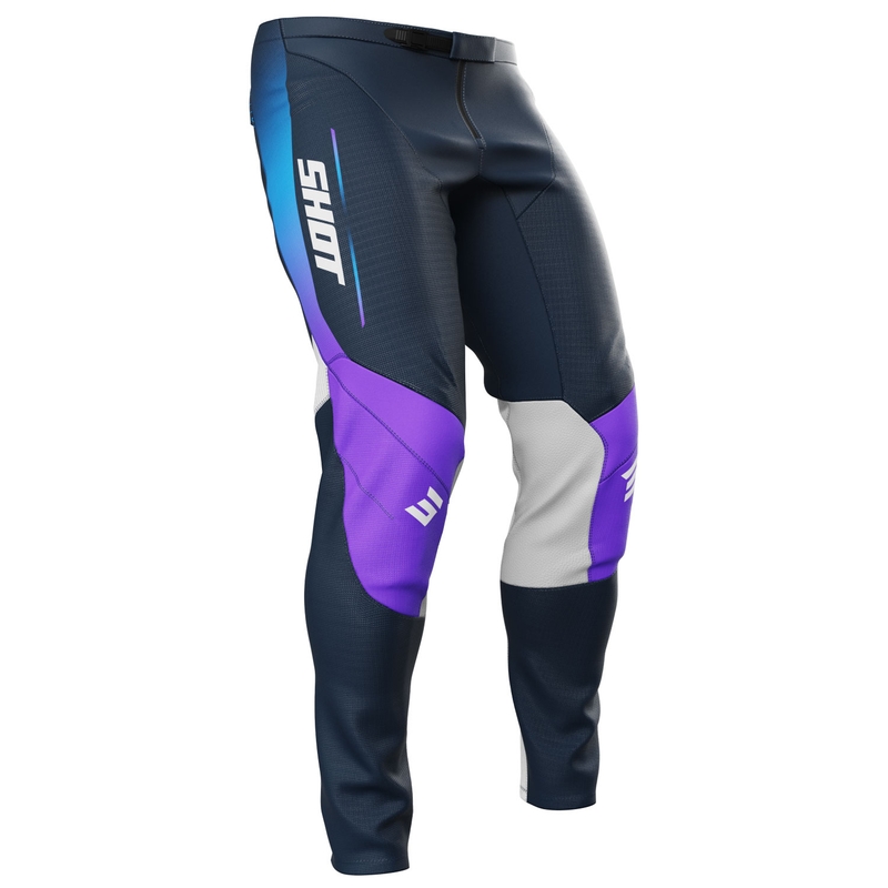 Dziecięce spodnie motocrossowe Shot Contact Apex w kolorze niebieskim
