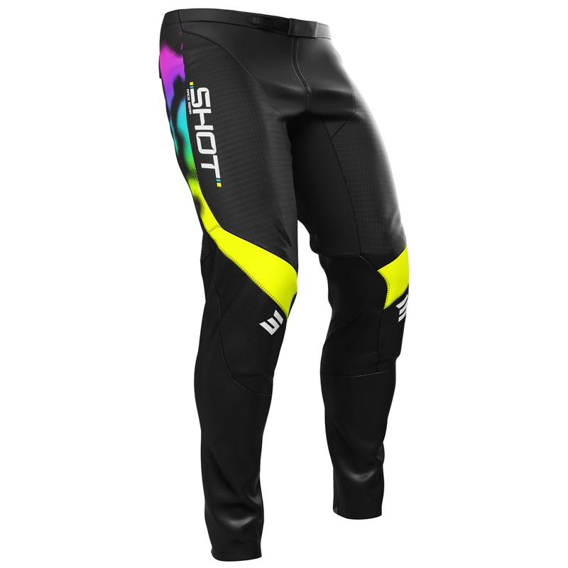 Dziecięce spodnie motocrossowe Shot Contact Nitro w kolorze czarnym