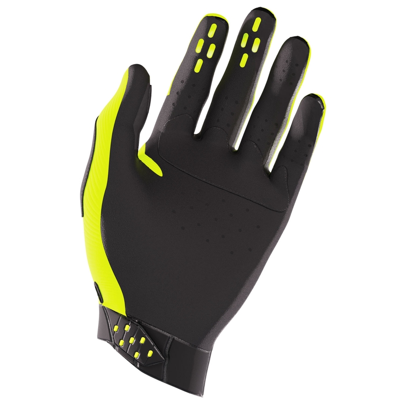 Dziecięce rękawiczki motocrossowe Shot Race fluo żółte