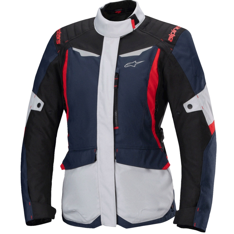 Damska kurtka motocyklowa Alpinestars Stella ST-1 Wodoodporna niebiesko-czarno-czerwona