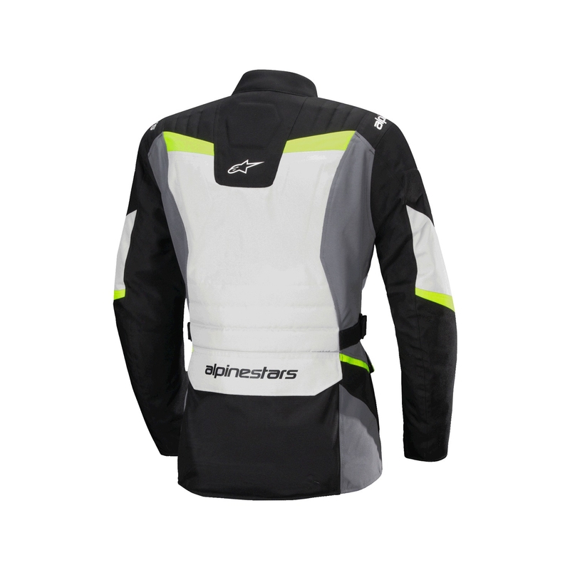 Damska kurtka motocyklowa Alpinestars Stella ST-1 Wodoodporna szaro-czarno-fluo żółta