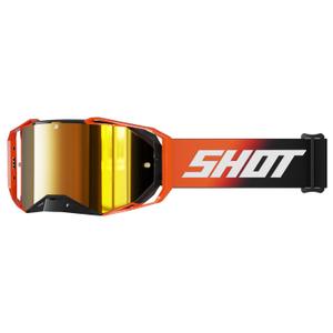 Gogle motocrossowe Shot Lite Solidny pomarańczowy z pomarańczową pleksi irydową