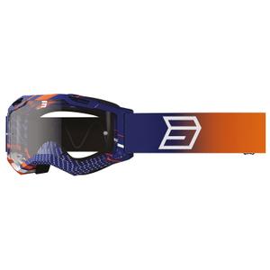 Dziecięce gogle motocrossowe Shot Rocket Kid 2.0 w kolorze drop orange z przezroczystą plexi