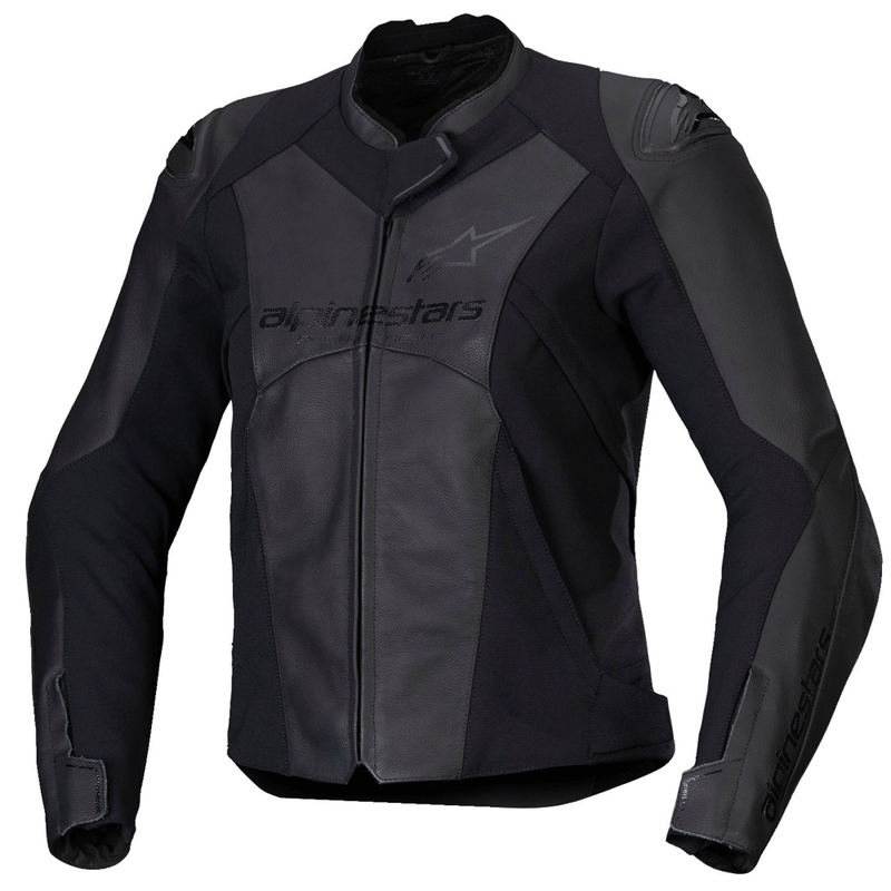 Damska skórzana kurtka motocyklowa Alpinestars Stella Faster 3 czarno-czarna