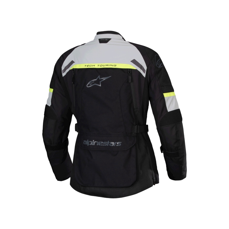 Damska kurtka motocyklowa Alpinestars Stella Bogota PRO Drystar czarno-szary-fluo żółty