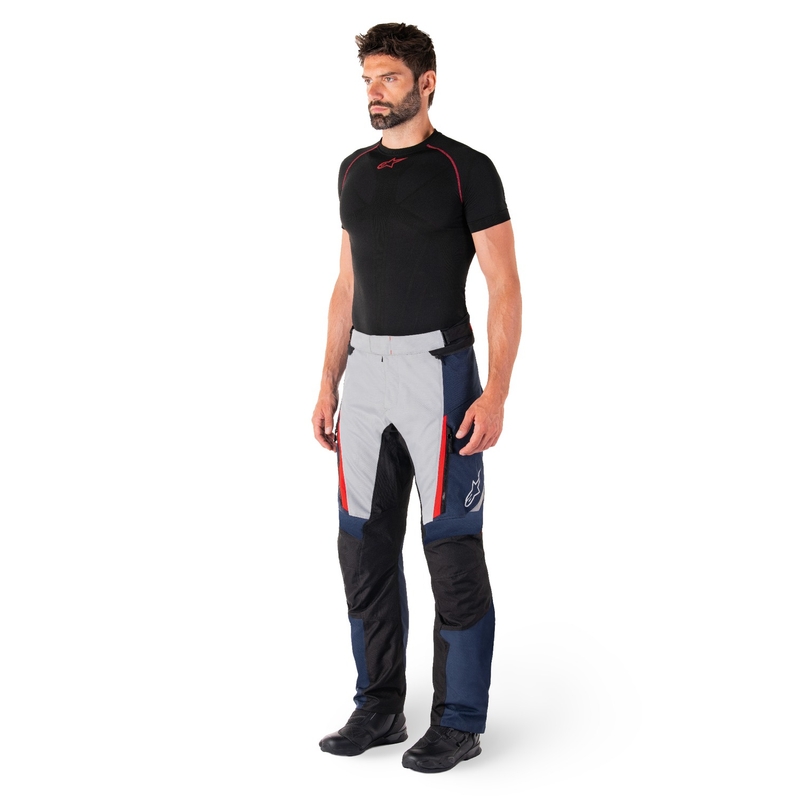 Alpinestars ST-1 Wodoodporne spodnie motocyklowe niebiesko-czarno-czerwone