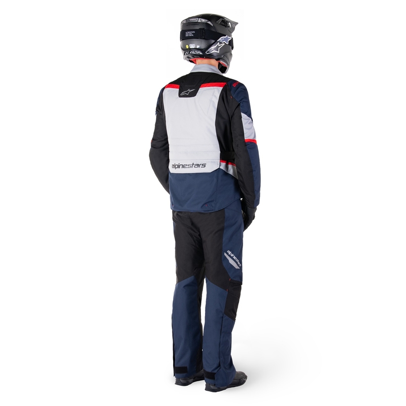 Alpinestars ST-1 Wodoodporne spodnie motocyklowe niebiesko-czarno-czerwone