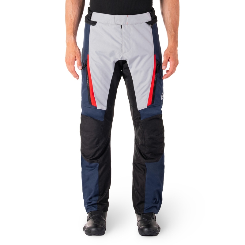 Alpinestars ST-1 Wodoodporne spodnie motocyklowe niebiesko-czarno-czerwone