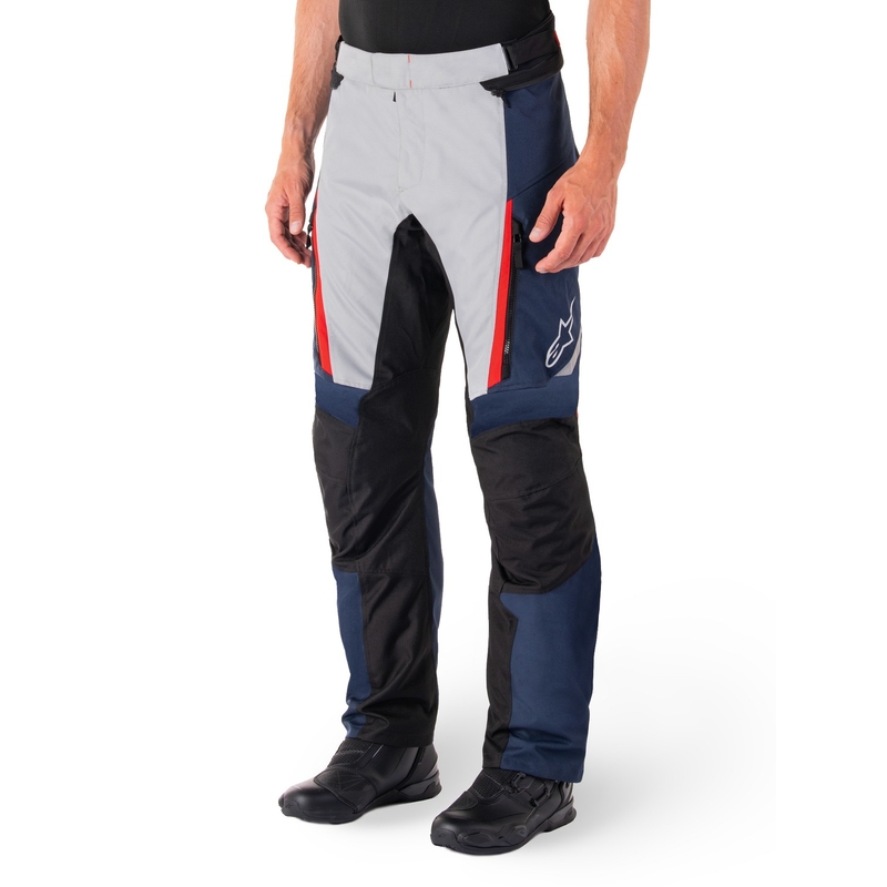 Alpinestars ST-1 Wodoodporne spodnie motocyklowe niebiesko-czarno-czerwone