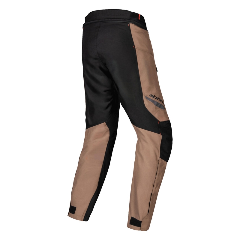 Alpinestars ST-1 Wodoodporne spodnie motocyklowe khaki-piaskowo-czarno-fluoczerwone