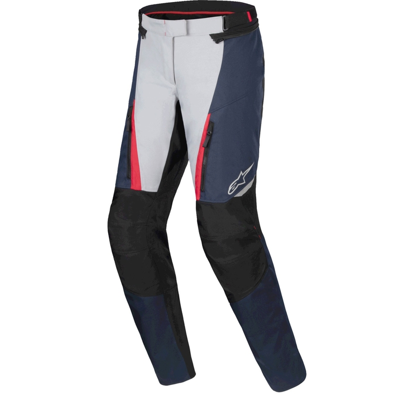 Damskie spodnie motocyklowe Alpinestars Stella ST-1 Wodoodporne niebiesko-czarno-czerwone