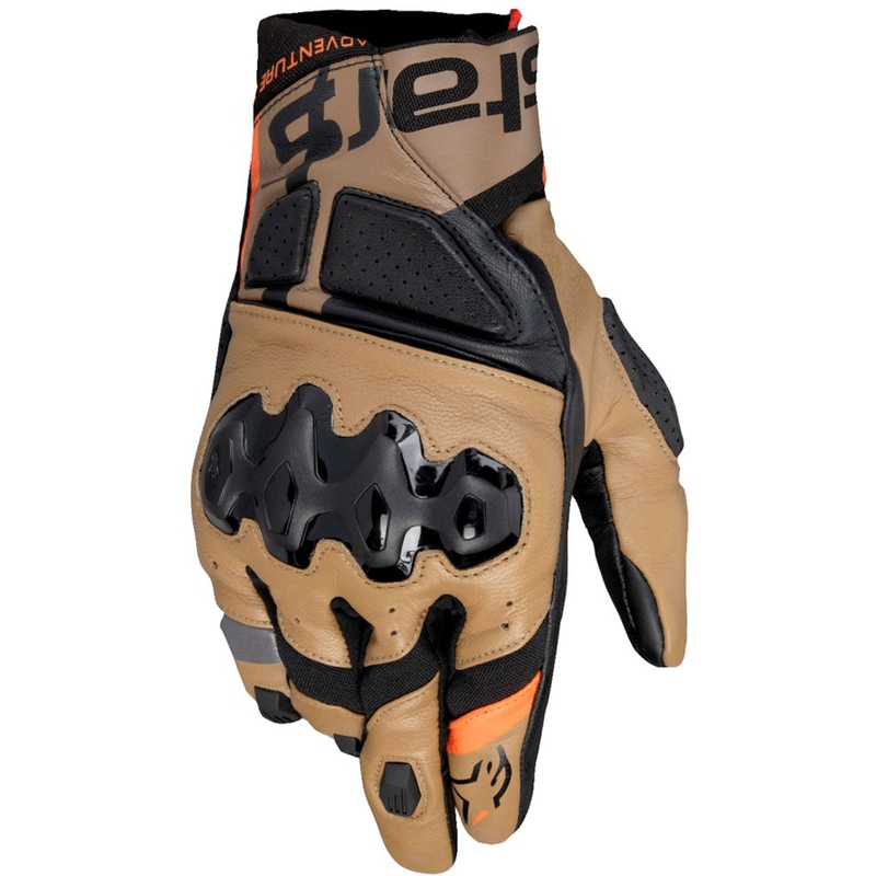 Rękawiczki motocyklowe Alpinestars Belize 3 Drystar czarno-brązowe