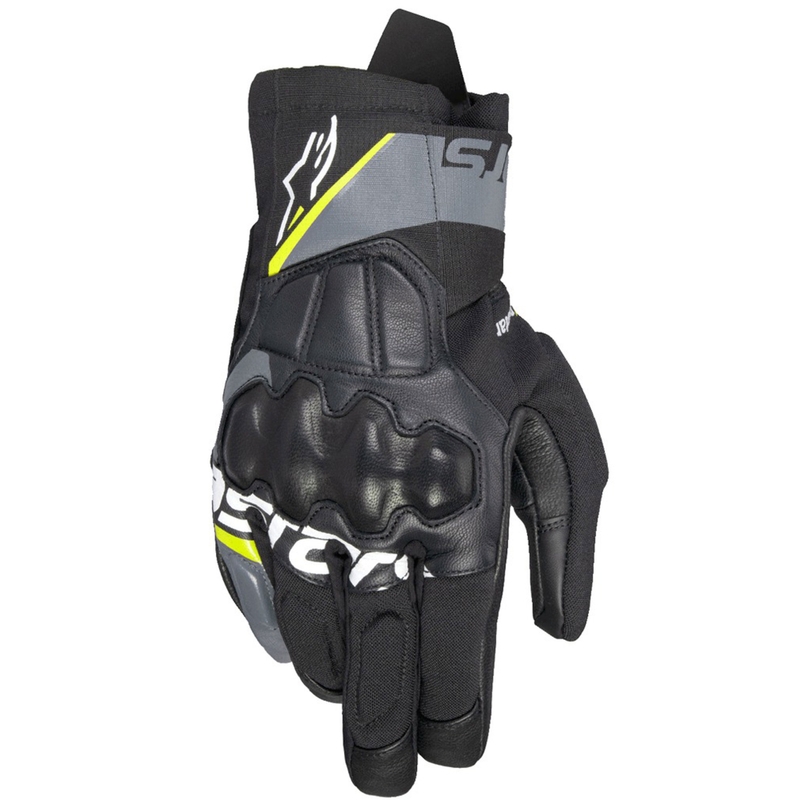 Rękawiczki motocyklowe Alpinestars Corozal 3 Drystar w kolorze czarno-szaro-fluo żółtym