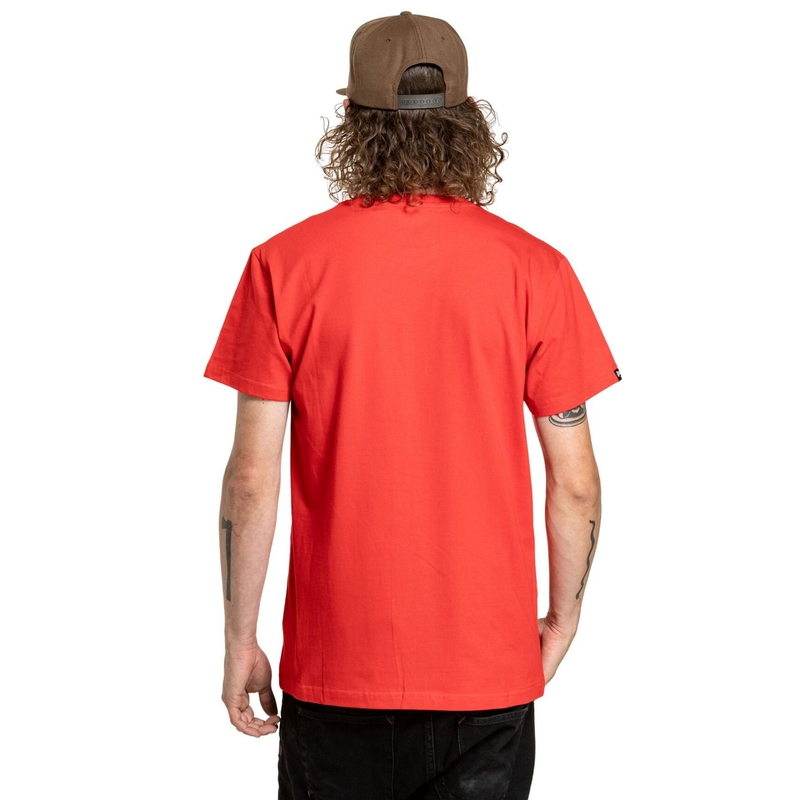 Koszulka Meatfly Fullface czerwona