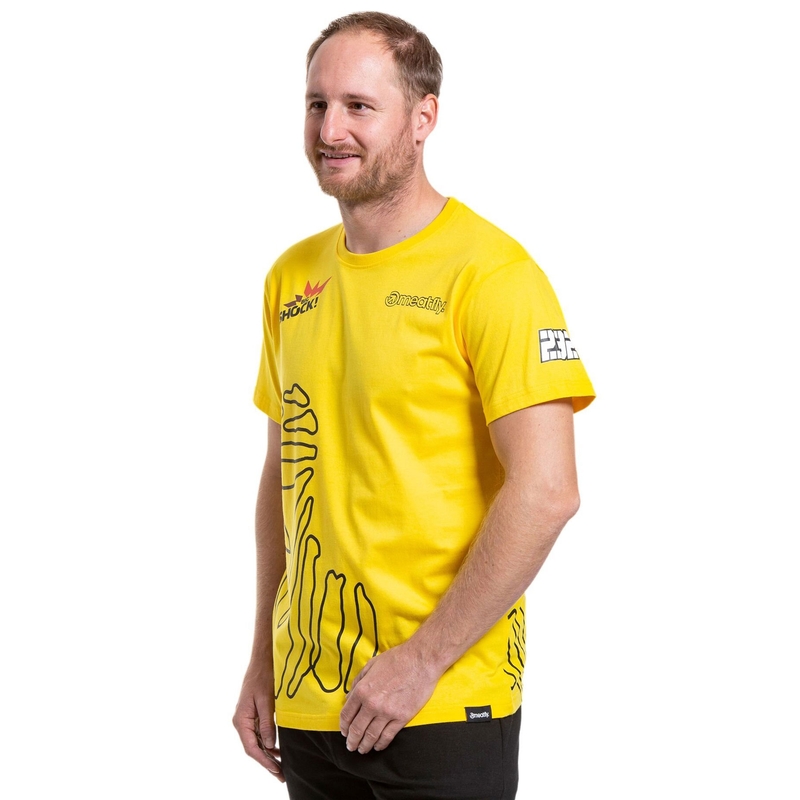 Koszulka Meatfly Big Shock Dakar żółta