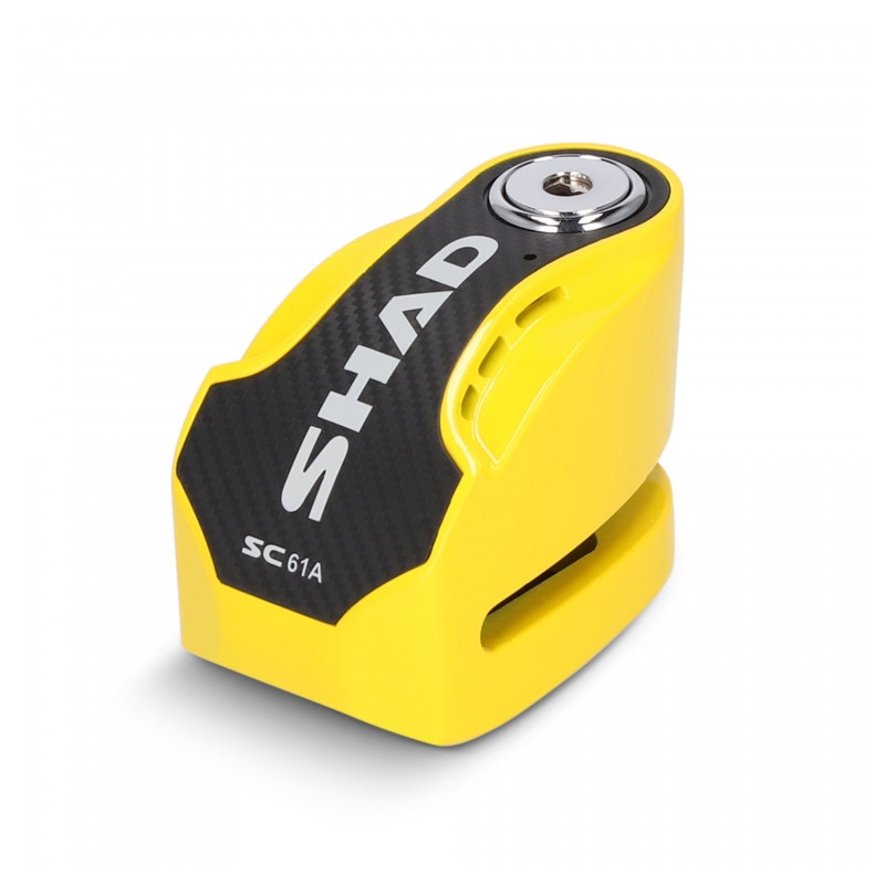 Disc lock with alarm SHAD SC61A yellow pin 6mm