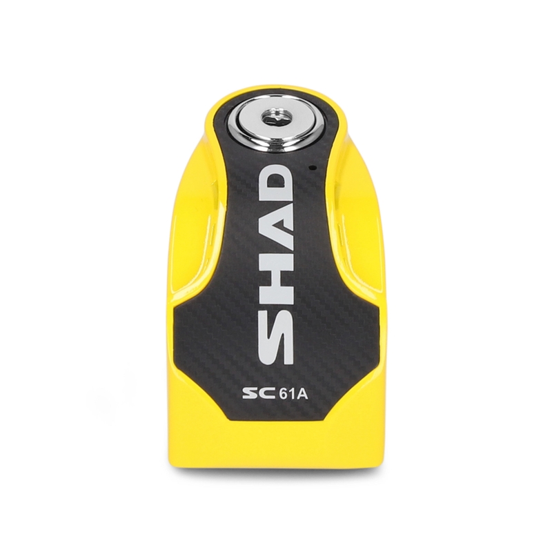 Disc lock with alarm SHAD SC61A yellow pin 6mm