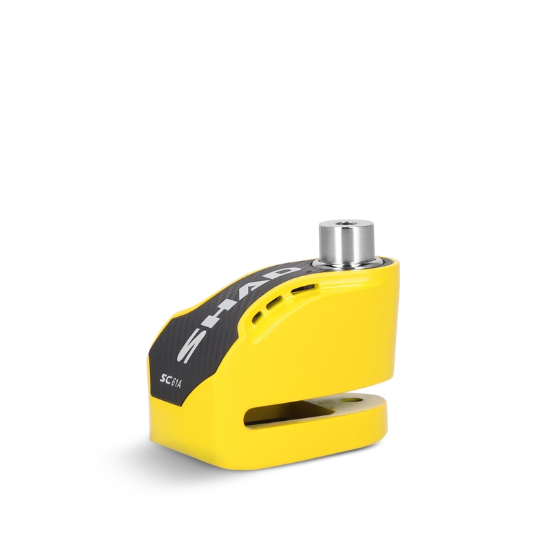 Disc lock with alarm SHAD SC61A yellow pin 6mm