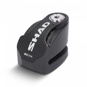 Disc lock with alarm SHAD SC61A C0S6100A black pin 6mm