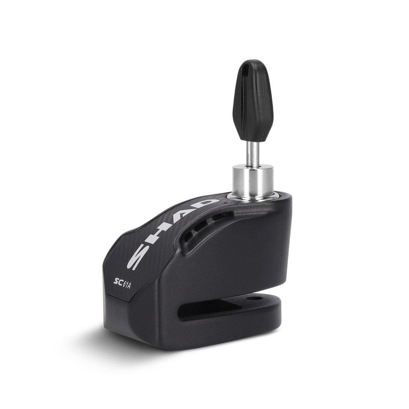 Disc lock with alarm SHAD SC61A black pin 6mm