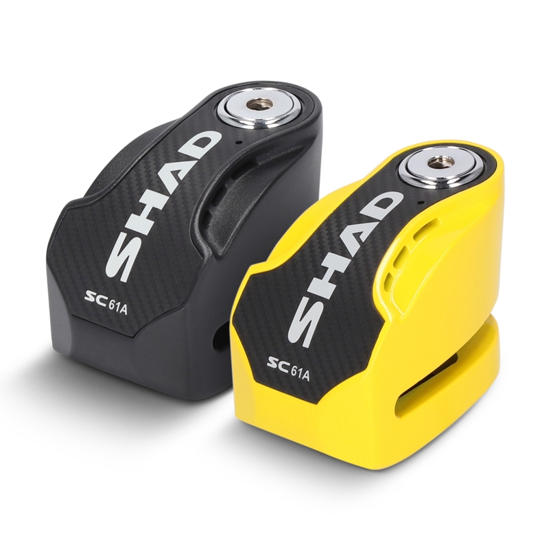 Disc lock with alarm SHAD SC61A black pin 6mm