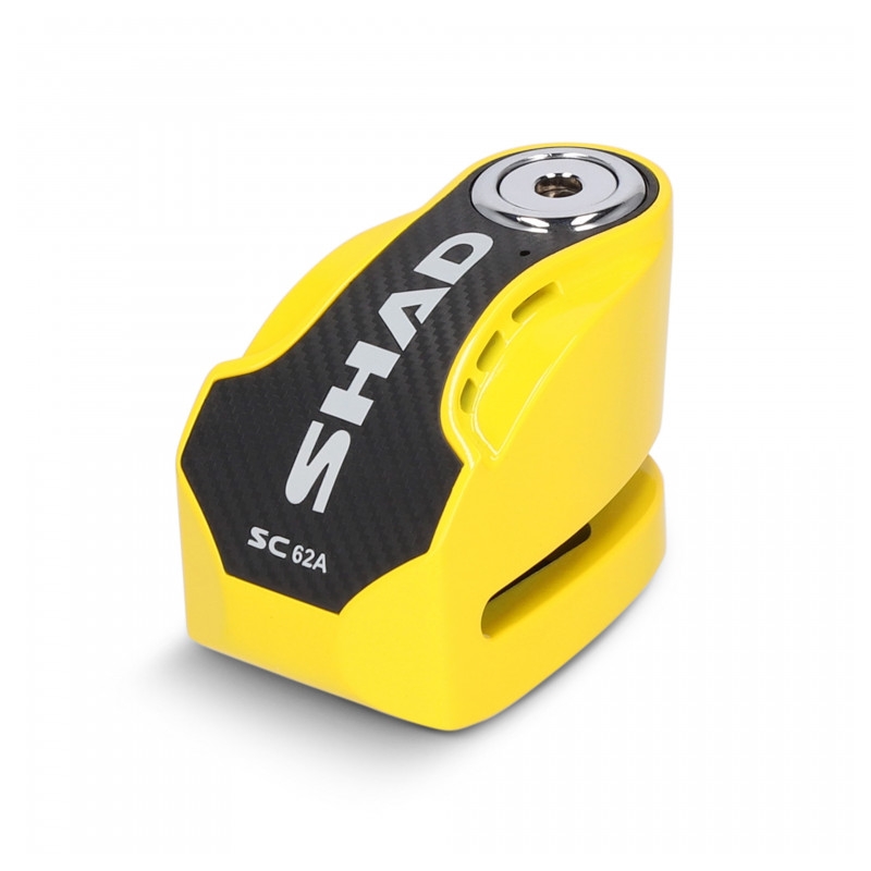 Disc lock with alarm SHAD SC62A yellow pin 10mm