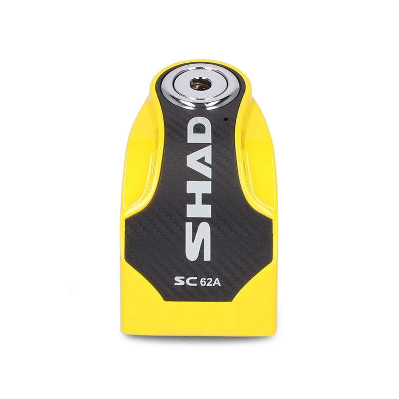 Disc lock with alarm SHAD SC62A yellow pin 10mm