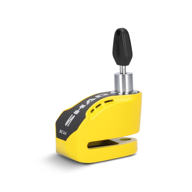 Disc lock with alarm SHAD SC62A yellow pin 10mm