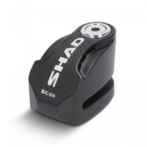Disc lock with alarm SHAD SC62A C0S6200A black pin 10mm