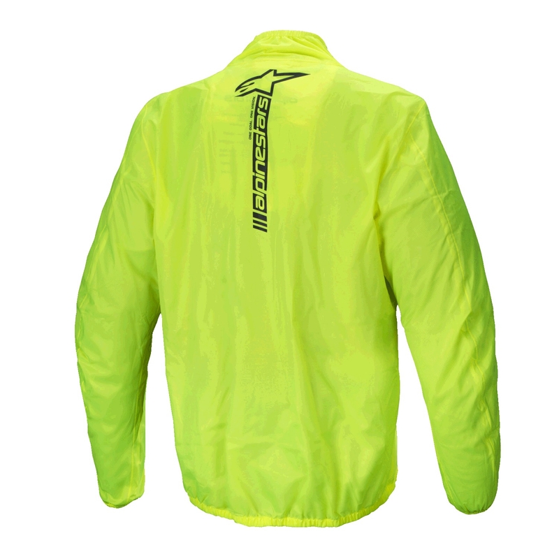 Wodoodporna kurtka Alpinestars Hurricane Rain 2 fluo żółta