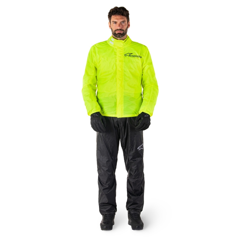 Wodoodporna kurtka Alpinestars Hurricane Rain 2 fluo żółta